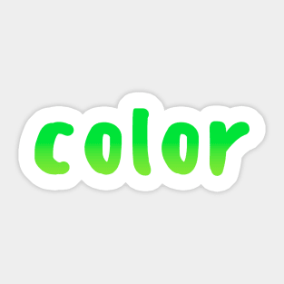 Color Sticker